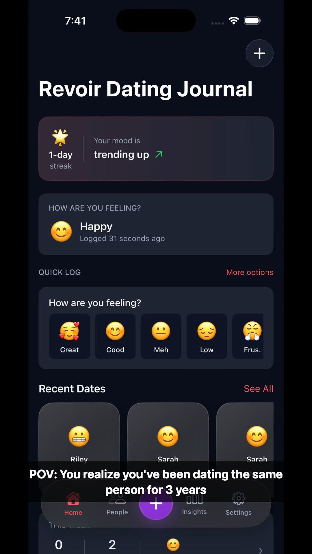 POV: You realize you've been dating the same person for 3 years