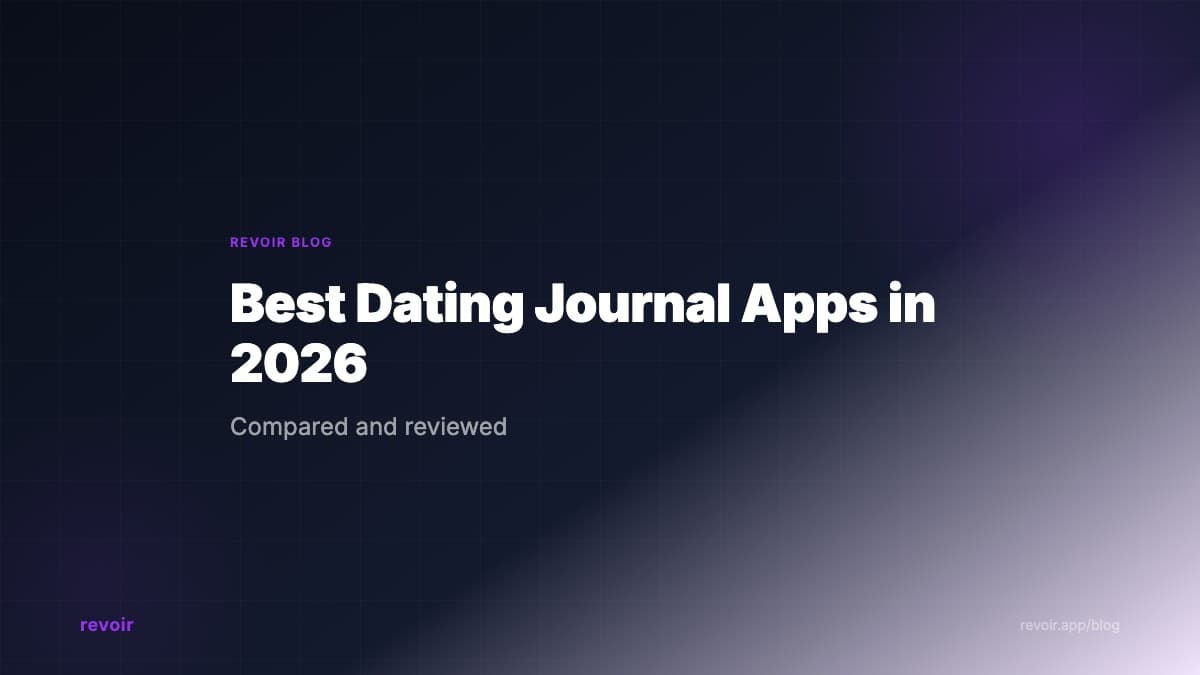Best Dating Journal Apps in 2026