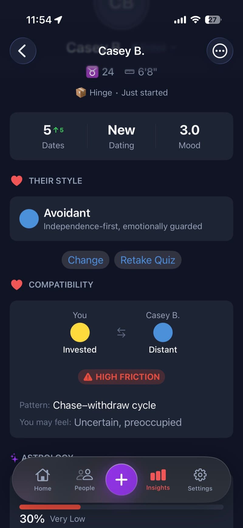 Revoir app — mood tracking